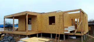 Haus 217 m², Projekt „Toronto“, Gebiet Moskau: Wandmontage
