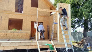 Haus nach Projekt „Sarja“, Kazan: Wandmontage