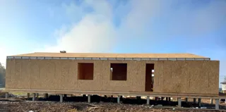 141 m² ev, “Barnhouse 110” projesi, “EKO OZERO” sitesi: duvar montajı