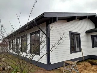 Haus 228 m² nach individuellem Projekt, Dorf Lunevo: Fertiges Haus