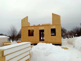 Haus 163,5 m² nach Projekt „Jessentuki 8x9“, Dorf Ivantsevo: Obergeschoss und Dachgeschoss