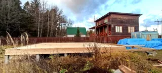 Haus nach Projekt „Finnisch 60“, Gebiet Moskau: Fundament und Grundrahmen