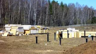 Özel projeye göre ev, Kusakovka köyü: ev kitinin teslimi