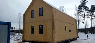 Özel projeye göre 145 m² ev, Kopnino köyü: duvar montajı