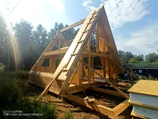 Haus nach individuellem Entwurf, Region Jaroslawl: Wandmontage