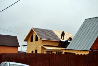 Haus nach Projekt „Sefir“, Siedlung Dubna: Obergeschoss und Dachgeschoss