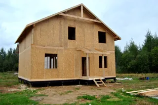 Haus nach Projekt „Sokol - 2“, Dorf Krivtsovo: Fertiges Haus