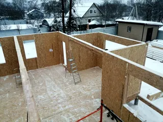Haus nach individuellem Entwurf, Dorf Yakovlevskoe: Wandmontage