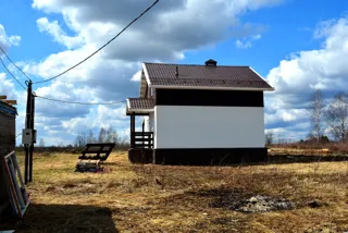 “Zefir” projeli ev, İvanovo bölgesi: cephe kaplaması