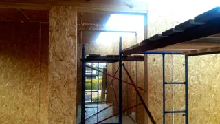Haus nach Projekt „Platon“, Nizhniy Novgorod: Wandmontage
