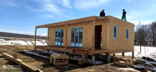 Haus nach Projekt „Mistika - S2.5“, Dorf Velisovo: Fertiges Haus