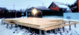 Haus 221,5 m² nach individuellem Projekt, Dorf Yusupovo: SIP-Boden auf Höhe 0