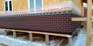 Haus 163 m² nach individuellem Projekt, Dorf Turabevo: Fassadenverkleidung