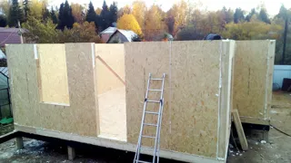Haus nach Projekt „William 192“, Dorf Timonovo: Wandmontage