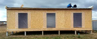Ferienhaus 102 m² nach Projekt „Mistika - E2.8“, Gebiet Moskau: Fertiges Haus