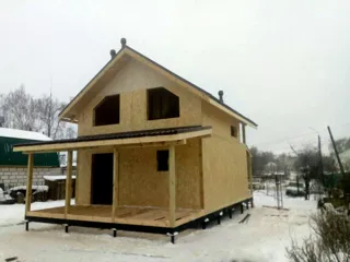 Haus nach Projekt „Wdochnowenie“, Wyksa: fertiges Haus
