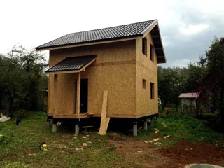 Haus nach Projekt „Alfa“, SNT „Druschba“: Fertiges Haus