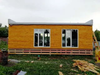 Haus nach Projekt „Mistika - S2.8“, Dorf Kukarino: Fassadenverkleidung