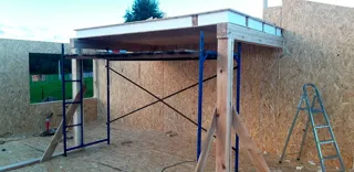Haus 84 m², individuelles Projekt, Siedlung „Pojma Rusy“: Wandmontage