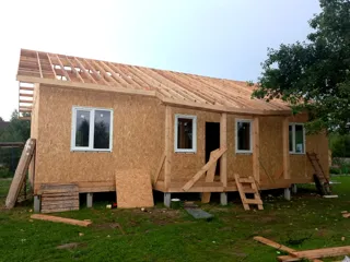 Haus 111 m² nach Projekt „Wiktorija“, Gartengemeinschaft SNT „Isanino“: Dach