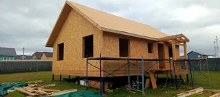 “Almaz” projesine göre 68,4 m² ev, Gavshino köyü: çatı