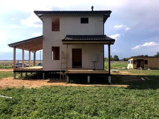 Haus nach Projekt „Karl“, Dorf Malyshevo