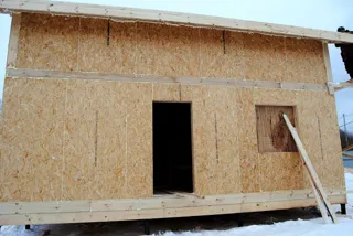 House based on the “Ermak” design, Serednevo village: second floor and attic