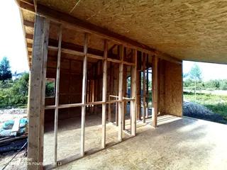 Haus nach individuellem Projekt, Dorf Paneevo: Trennwände