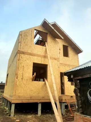 House based on the “Lotos” design, Glubokovo village: second floor and attic