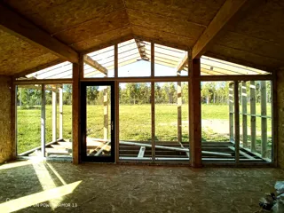 Haus nach Projekt „Barnhouse 65“, Dorf Kryukovo: Innenwände