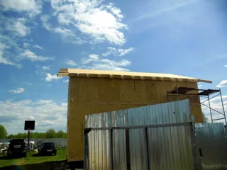 Haus nach Projekt „Ermak“, Dorf Vasilevo: Dach