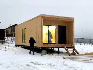 “Ochag” projesine göre ev, Sokolovo köyü: tamamlanmış ev