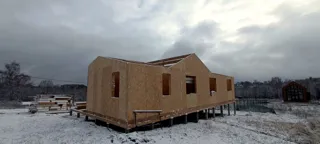 Haus nach individuellem Entwurf, Gebiet Moskau: Wandmontage