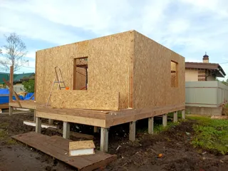 Haus 102 m², Projekt „Karl“, Rybinsk: Wandmontage