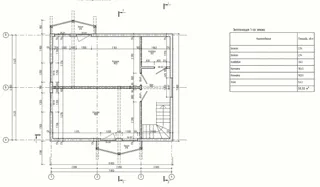 107 m² house built to a custom design, Shuya: design floor plan