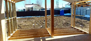 Haus 54 m², Projekt „Barnhouse 39“, Gebiet Moskau: Wandmontage