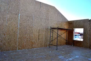 Haus nach Projekt „Townhouse - 1“, Ivanovo: Wandmontage