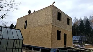 Haus nach Projekt „William 192“, Dorf Timonovo: Obergeschoss und Dachgeschoss