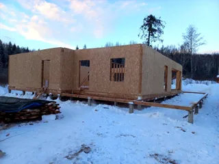 Haus 211 m² nach individuellem Projekt, Dorf Kulikovo: Wandmontage