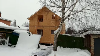 Custom-design house, Ivanovo: wall assembly