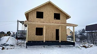 Haus nach Projekt „Nesabudka“, Gartengemeinschaft SNT „Rus“: zweites Obergeschoss und Dachgeschoss