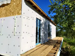 Haus nach Projekt „Mistika E“, Region Tula: Fertiges Haus
