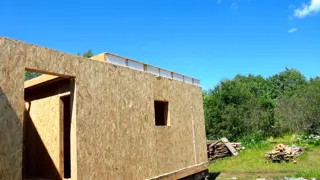 Haus nach individuellem Entwurf, Dorf Babukovo: Wandmontage