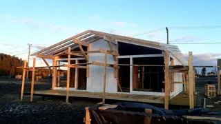 House, “Half-timbered 98” design, Borisovo village: facade finishing