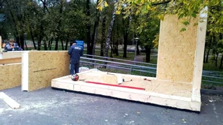 Haus nach individuellem Entwurf, Gebiet Moskau: Wandmontage