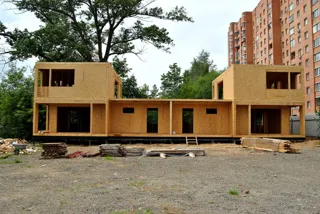 Haus nach Projekt „Pegas-2“, Gebiet Moskau: Fertiges Haus