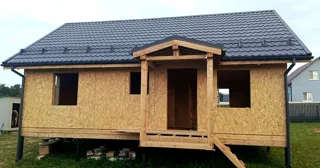 68,4 m² ev, “Almaz” projesi, Gavshino köyü: tamamlanmış ev