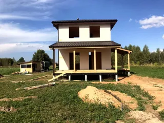 Haus nach Projekt „Karl“, Dorf Malyshevo: Fertiges Haus