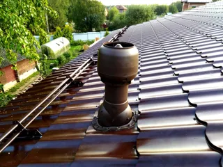Custom-design house, Shurintsevo village: roofing