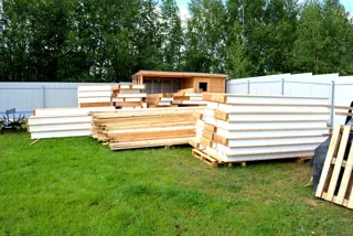 Banja, Projekt „Owen“, Gebiet Iwanowo: Lieferung des Hausbausatzes